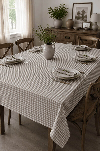 Mira Home Zefira 170X170 cm Balcony, Picnic, Kitchen Tablecloth & Floor Table...