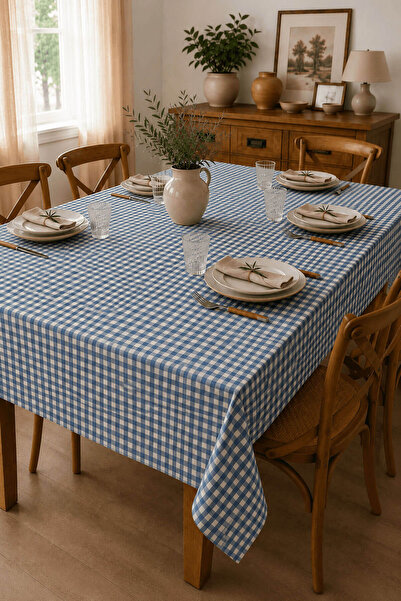 Mira Home Zefira 170X170 cm Balcony, Picnic, Kitchen Tablecloth & Floor Table...