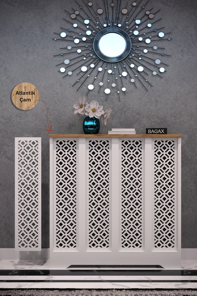 ENDLESS SHOPPİNG Dekoratif Petek Dolabı Kalorifer Peteği Kapatma Ünitesi Mode...