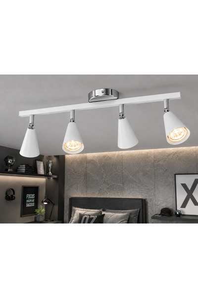 Bozyaka Aydınlatma Merlin 4'lü Dekoratif Hareketli Modern Metal Avize İç Meka...