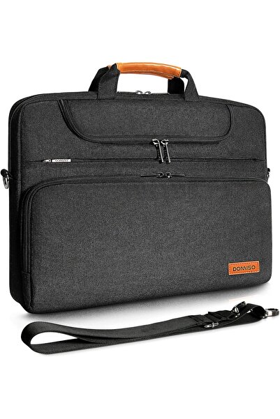 DOMISO Geantă pentru laptop cu mâner și curea de umăr, capacitate mare - Potr...