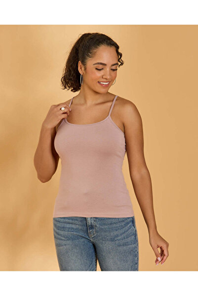 REDTAG Women Mauve Strappy Vest