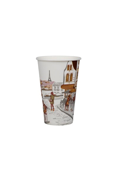 MC Micostore Pahar de carton 7 oz City 210 ml, 10 buc/set