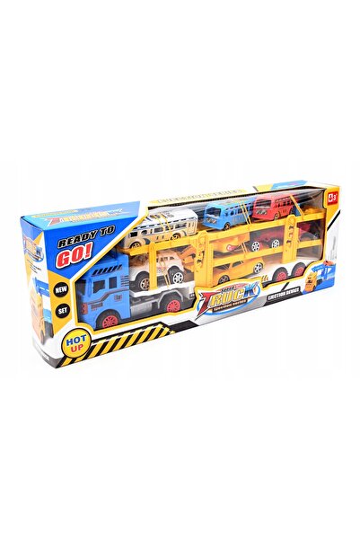 Midex CAMIONETĂ LAWETA CU SET DE MAȘINI, DIFERITE CULORI