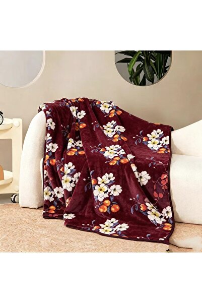 Bleco Comfortable And Luxurious Relaxation Blanket, Floral Design, Lightweigh...