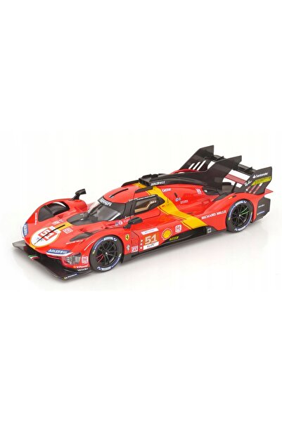 Bburago Junior Ferrari 499P # 51 LMH FIA 24h Le Mans Hypercar 2023 1:18 Bbura...