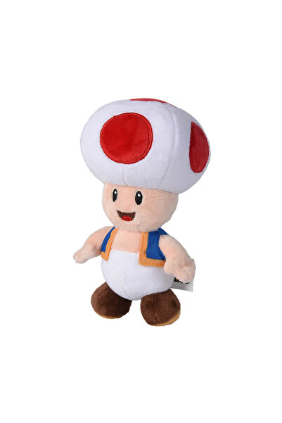 Cici Oyuncak Super Mario Peluş Oyuncak 20 cm Yumuşak Dolgulu Toad Karakter Fi...