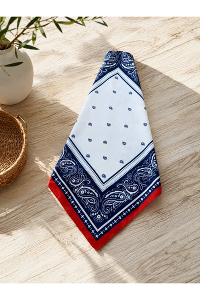 AydaAtölye Hale Etnik Desenli Fular Bandana