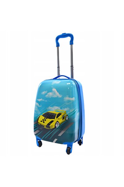 Midex Valiză de cabină pentru copii, pentru băieți, bagaj, albastru, geantă d...