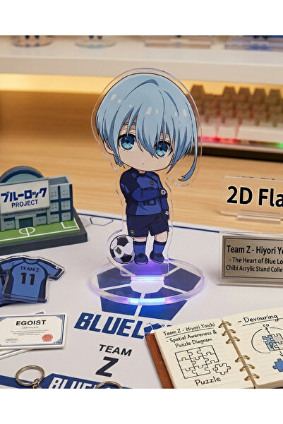 Toum Anime Blue Lock Hiyori Yo Temalı Masaüstü Hediyelik Figür