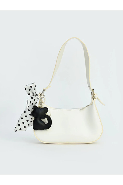 LC Waikiki White Leather Look Women's Shoulder Bag