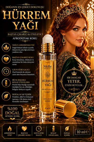 Mellie Professional HÜRREM YAĞI – Premium Kalite A.frodizyak Etkili Özel Koku...