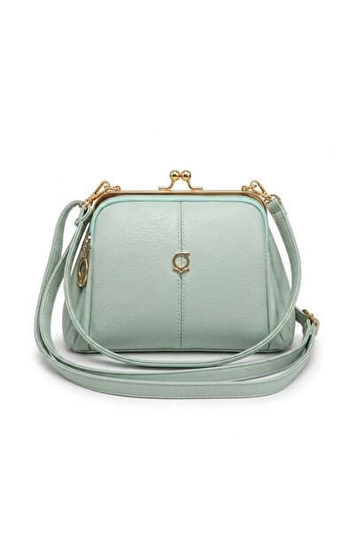 H&D COLLECTİON Fabian Three Compartment Burs Detail Double Handle Women's Bag