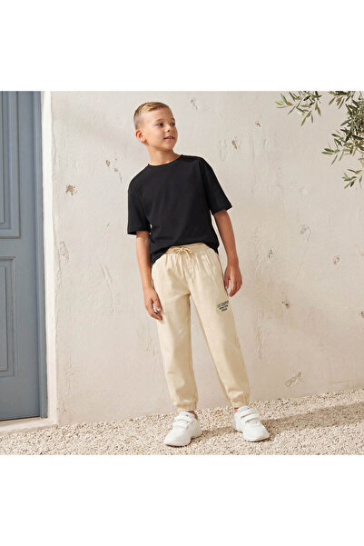 Lee Cooper Drawstring Waist Joggers with Pockets