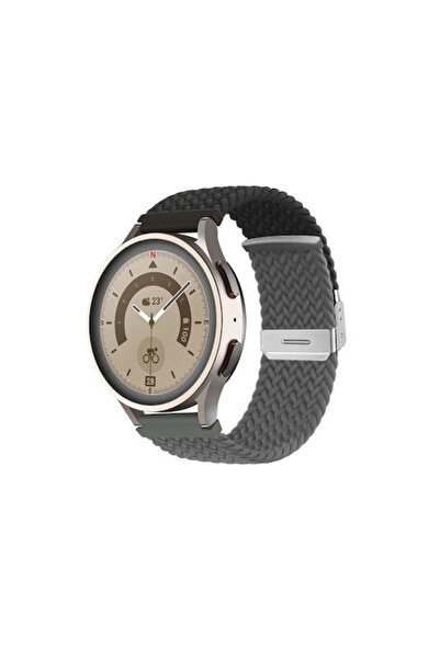 OEM Λουράκι Νάιλον Ασημένιο Κούμπωμα Oneplus Watch 2r 47mm/Oneplus Watch 2 47...