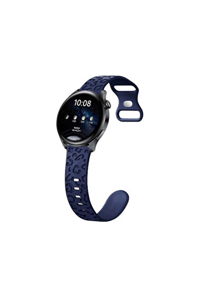 OEM Λουράκι Σιλικόνης Κοίλο Huawei Watch GT 4 41mm Σκούρο Μπλε