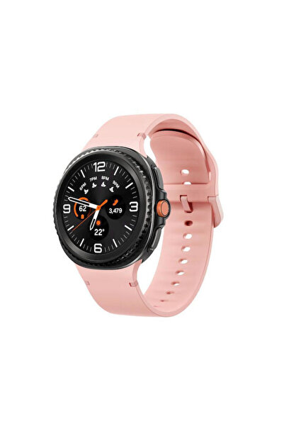 OEM Λουράκι σιλικόνης λείο Samsung Galaxy Watch8 Watch8 Classic Ροζ