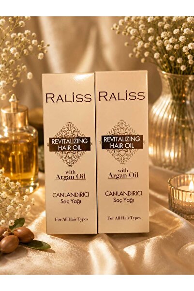 Raliss canlandırıcı saç yağı with argan oil 2li