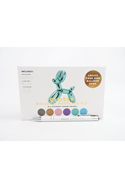 Partydeco Baloane Glossy 130cm cu pompa, mix o marime