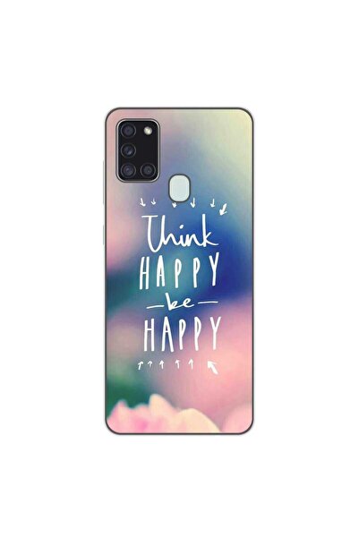 OEM Husa compatibila cu Samsung Galaxy A21s Silicon Gel Tpu Model Think Positive