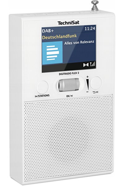 TECHNİSAT Receptor radio DigitRadio Flex 2 FM DAB+ Bluetooth Alb
