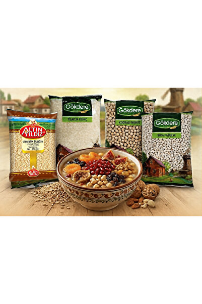 Gökdere AŞURELİK SET 2 (NOHUT-FASULYE-BUĞDAY )