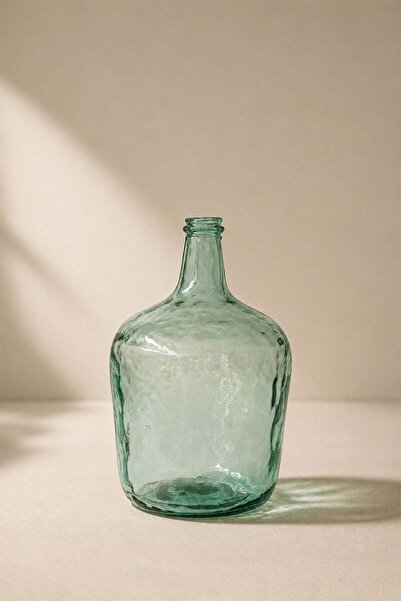 Barine Düz Büyük Geri Dönüştürülmüş Cam Vazo 25 x 25 x 38 cm