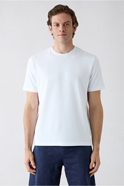 Kiğılı Crew Neck Regular Fit 100% Cotton Basic T-Shirt