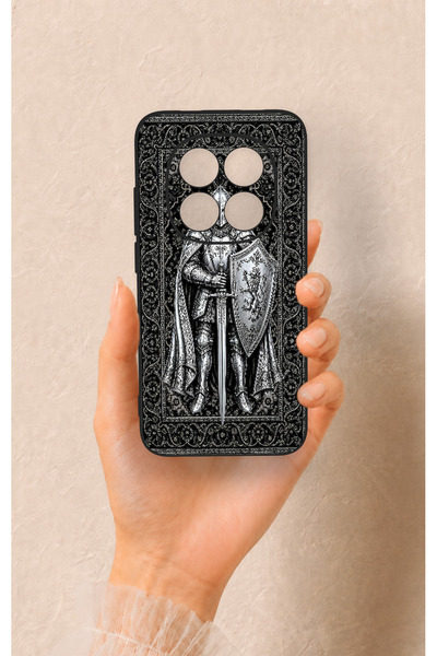 Vip Case Redmi Note 15 Pro 5G Uyumlu Şövalye Desenli Silikon Kılıf
