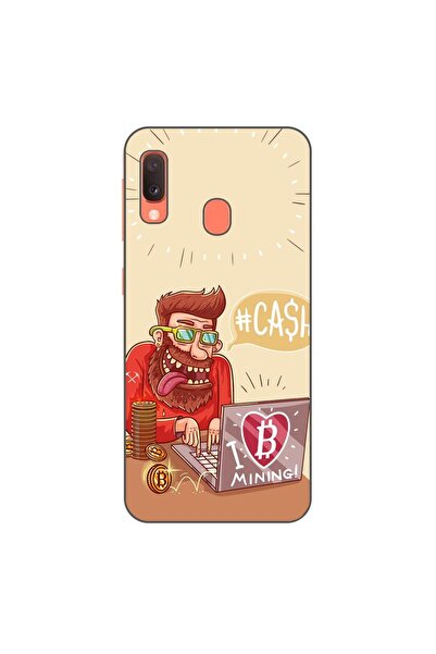 OEM Калъф, съвместим със Samsung Galaxy A20e, силиконов гел TPU, модел BTC Mi...