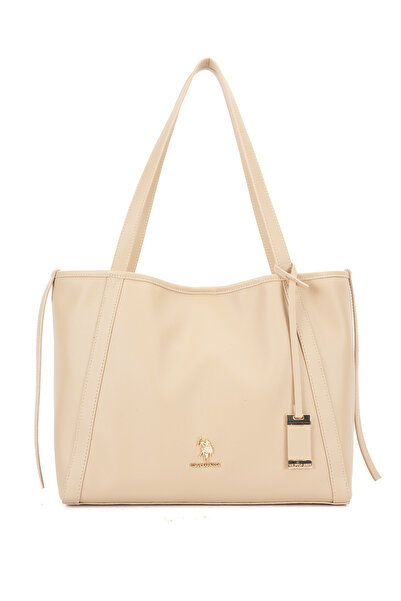 U.S. Polo Assn. K.Beige Women's Shoulder Bag Us26589