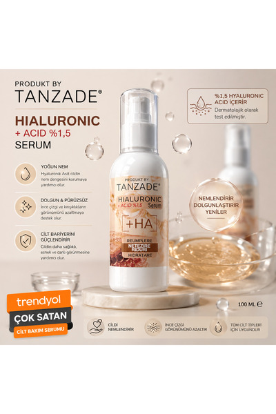 produkt by tanzade Hyaluronic Acid Yüz Serumu 100 ml