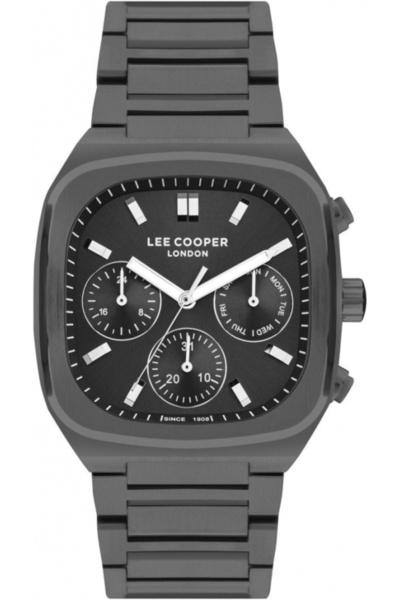 Lee Cooper Ceas de modă pentru bărbați LC07618.060, culoare grafit — ideal ca...