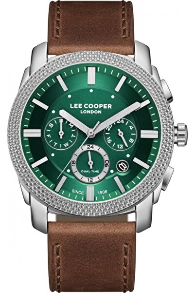 Lee Cooper LC08178.374 ceas de modă pentru bărbați — verde