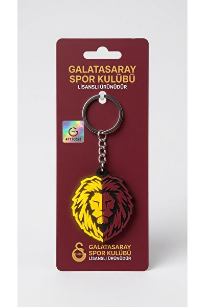 Piolent Galatasaray Silicone Keychain Licensed Gs Fan Product Original Yellow...