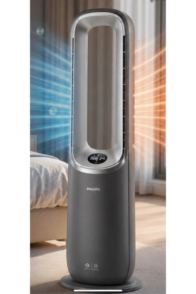 Philips ELVT Yapay Zeka Destekli 3'ü 1 Arada Hepa Isıtıcı Fan Akıllı Sensörlü...