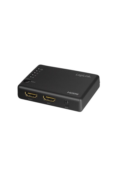 LogiLink Splitter HDMI LogLink 1x4 porturi, 4K/30Hz, subțire, rezistent.