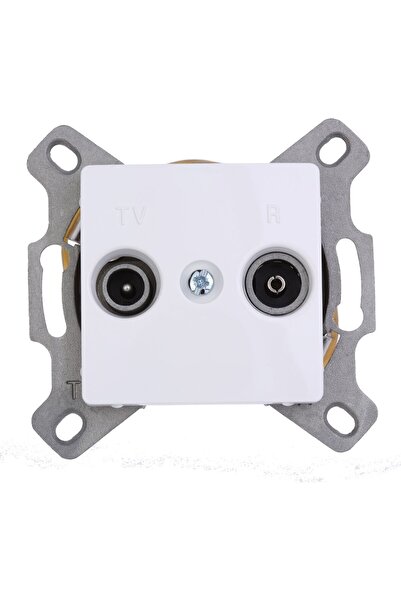 Legrand CARIVA RTV Priză antenă cu orificiu străpuns alb - 773634