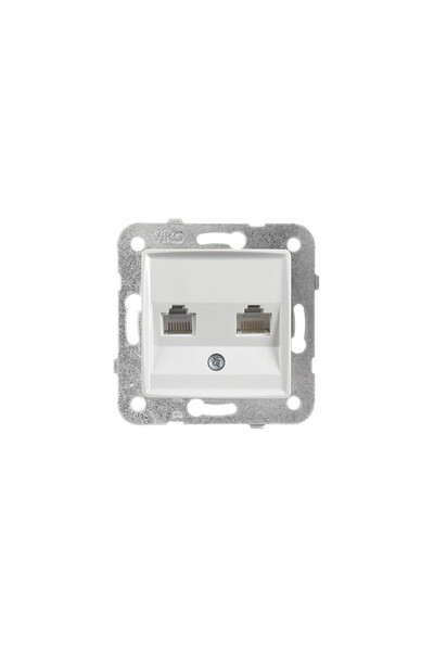 PANASONIC Linnera S Soclu computer 2xrj45 Cat.5e, Culoare alb/91440034