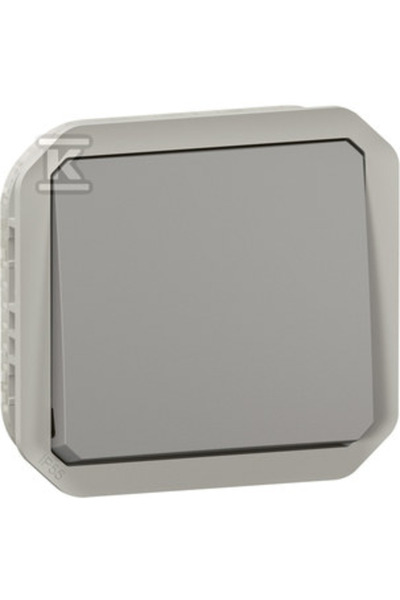 Legrand NOU PLEXO 55 Conector întrerupător vertical 10 AX - 250V AC gri 069511L