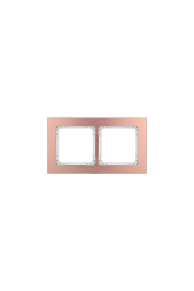 KARLIK Cadru universal DECO dublu - aluminiu periat (cadru: fund cupru: alb) ...