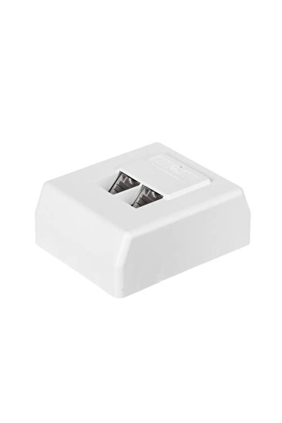 Netrack soclu complet montat pe suprafață 2xRJ45 8p8c STP Cat6 (106-36)