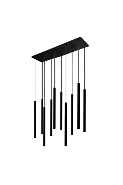 Nowodvorski Lampă suspendată LASER X BLACK |   NEGRU (8923) - - candelabru