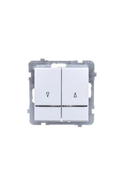 OSPEL Conector lamelă Sonata 10AX 2200W cu iluminare din spate alb (Łp-7RS/m/00)
