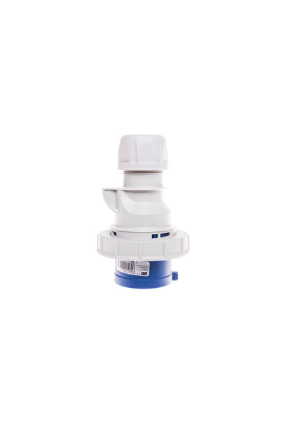 PCE Mufă portabilă 32A 5P 230V albastru IP67 SHARK 0252-9v