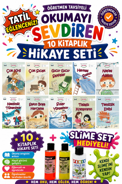 Üçgen Yayıncılık 1. Sınıf Öğretmen Tavsiyeli Okumayı Sevdiren 16 Sayfa 10 Kit...