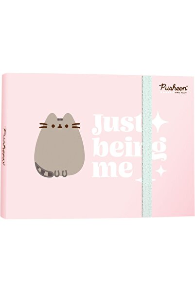 St.Majewski Jurnal cu spirală închisă cu o radieră Pusheen