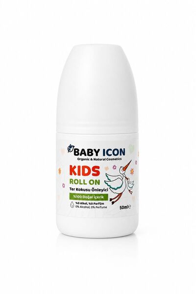 Bozkar Medikal Baby Icon Ter Kokusu Önleyici Doğal Roll on 50 ml - Çocuk
