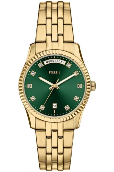 Fossil Ceas de damă la modă ES5460 — verde