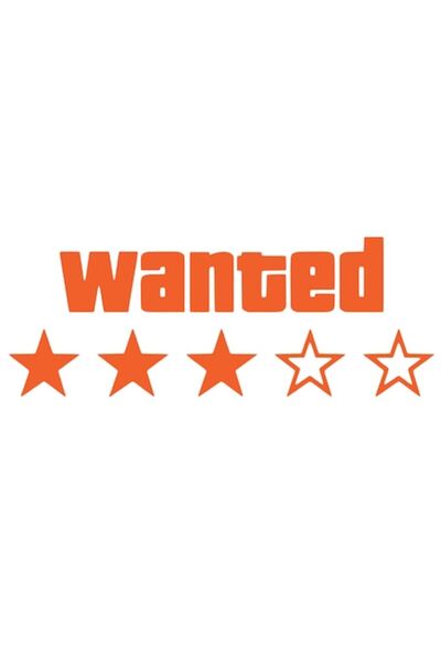 Oracal Wanted Sticker, orange, 30cm